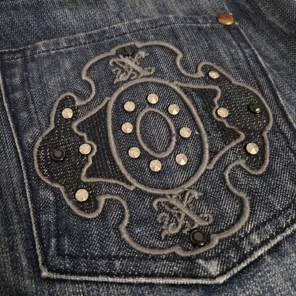 X-Ray Blue Denim Light Distressed Jeans (33) - Picture 10 of 10